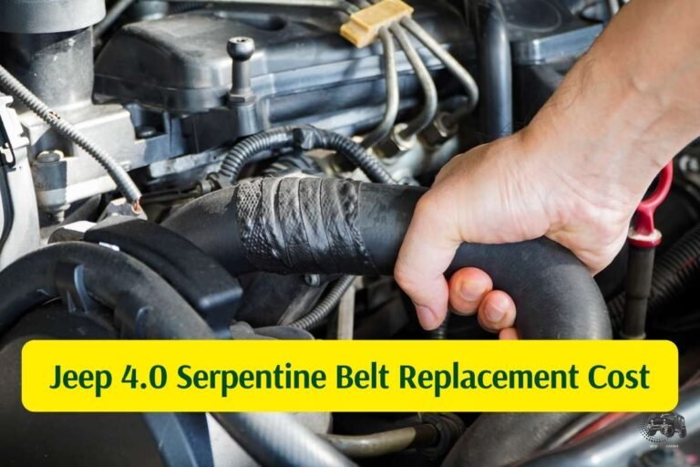 Jeep 4.0 Serpentine Belt Replacement Cost