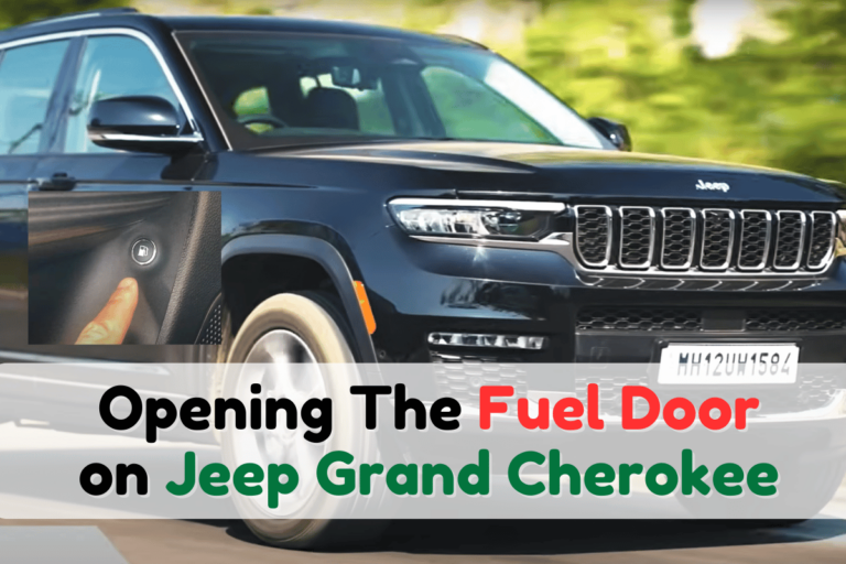 Opening The Fuel Door on Jeep Grand Cherokee