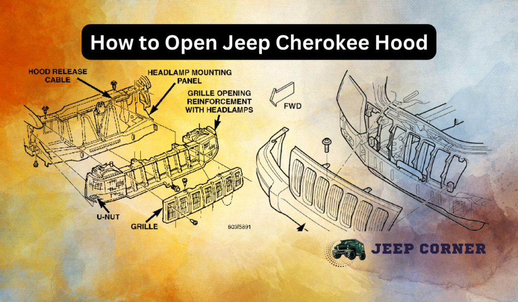 How to Open Jeep Cherokee Hood || The Different Ways To Open A Hood