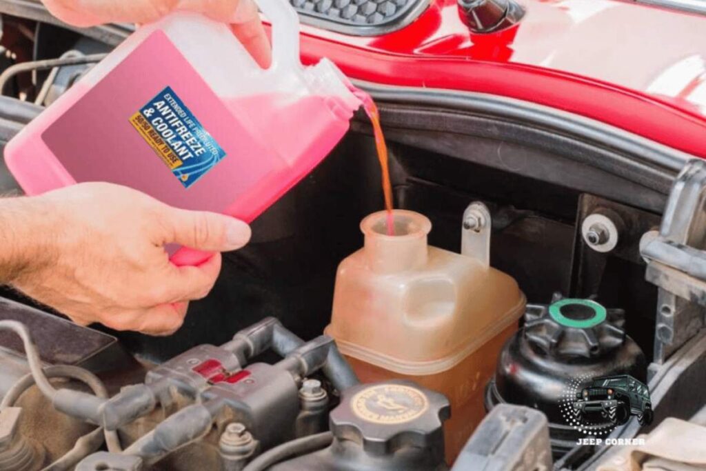 Antifreeze in A Jeep Grand Cherokee