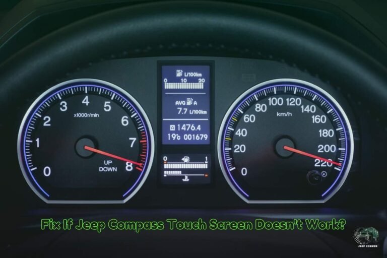 How To Fix If Jeep Compass Touch Screen Doesn't Work