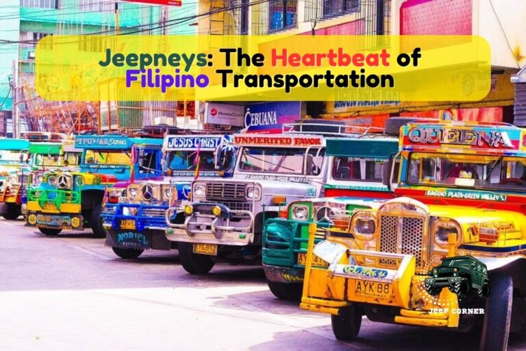 Jeepneys The Heartbeat of Filipino Transportation