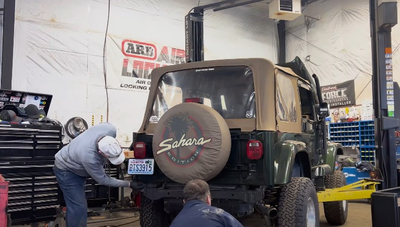 After Jeep TJ Frame Replace