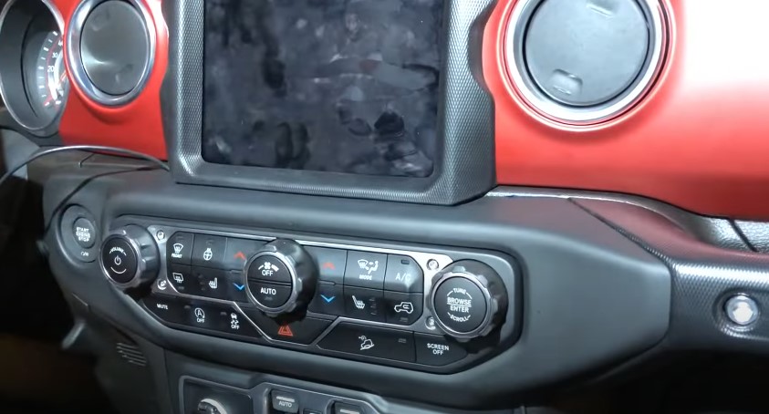 Jeep TJ Dash after Replacement