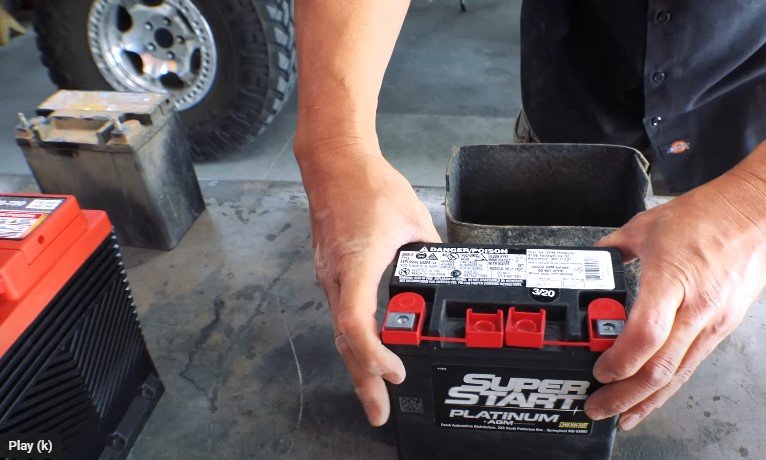 Jeep Wrangler Battery Replacement process
