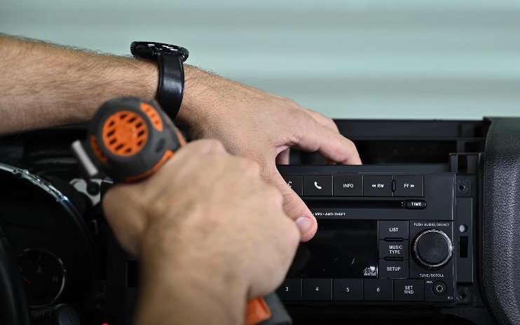 Jeep Wrangler Radio Replacement