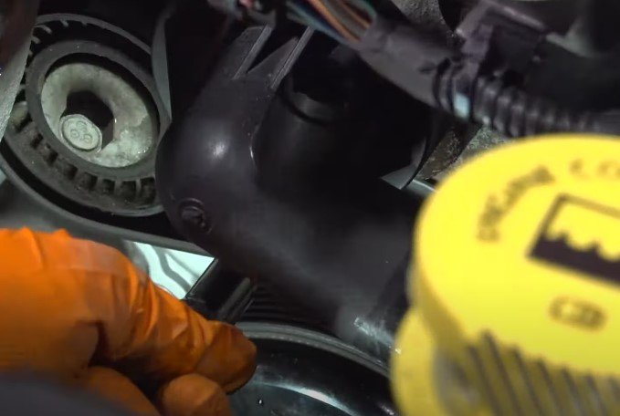 Remove Jeep Wrangler Thermostat with Housing