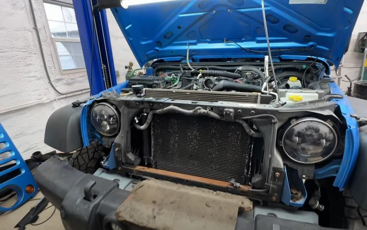 Wrangler old Radiator
