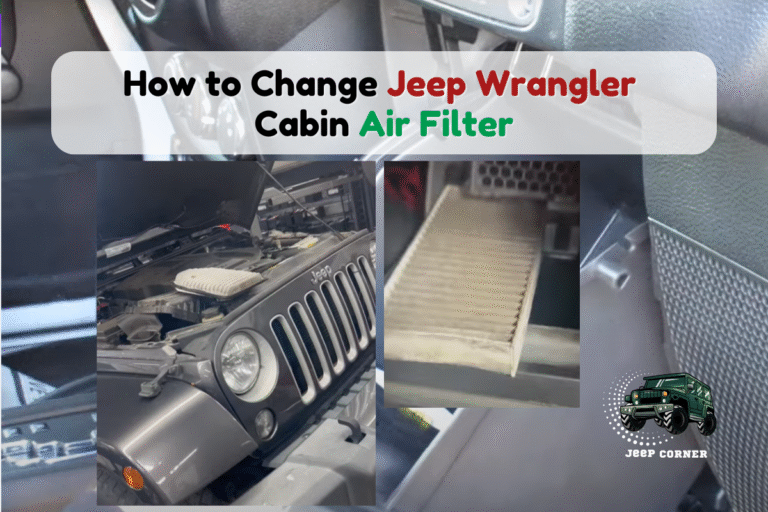 How to Change Jeep Wrangler Cabin Air Filter