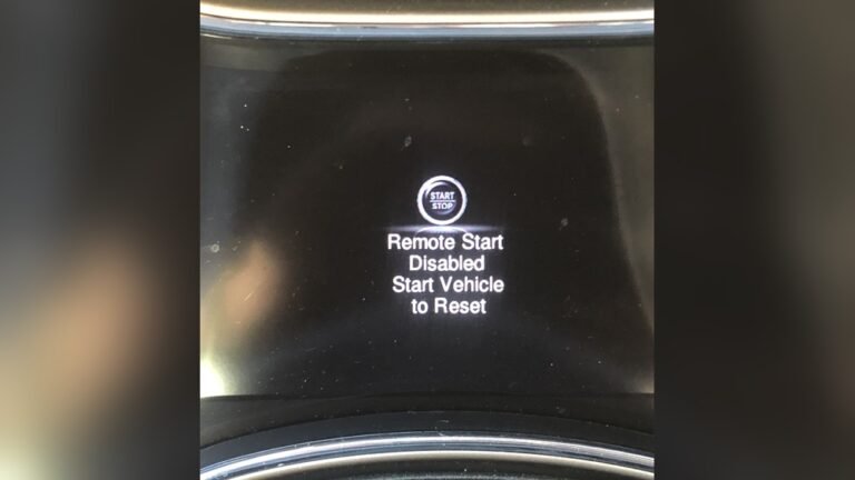 2015 Jeep Grand Cherokee Remote Start Disabled