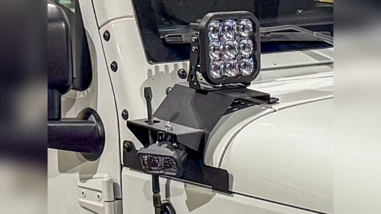 Jeep Jk a Pillar Light Mounts