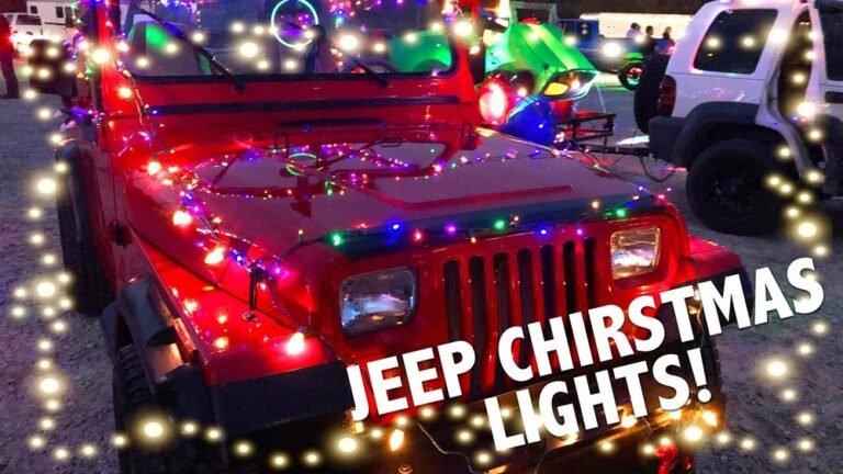Christmas Decor for Jeep Wrangler