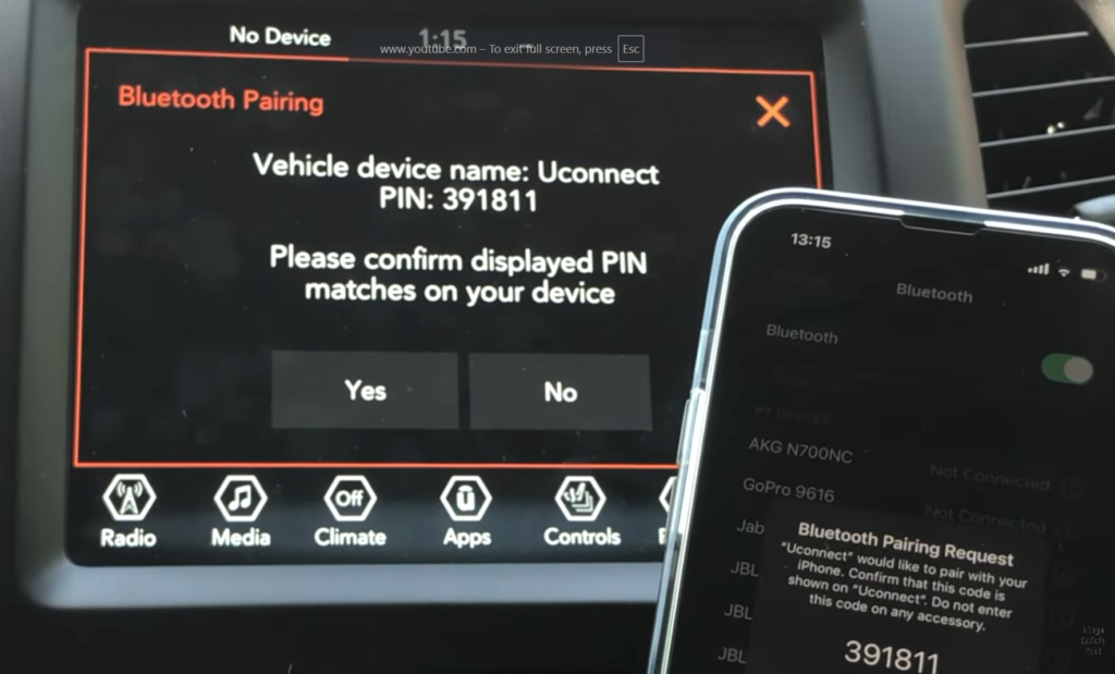 How to Pair Phone with 2023 Jeep Cherokee