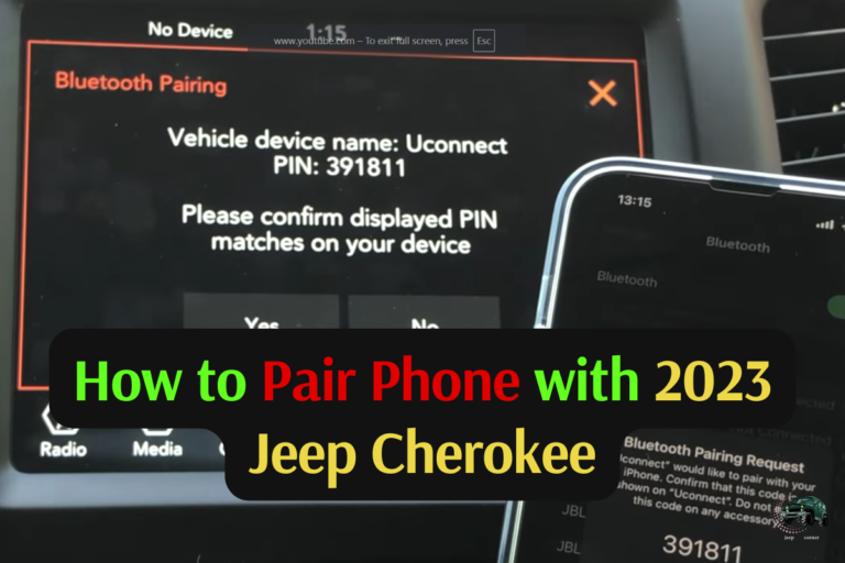 My Road Trip Rescue: How to Pair Phone with 2023 Jeep Cherokee